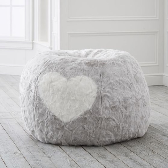 Pottery Barn Other - PB Teen Heart Beanbag Cover ❤️